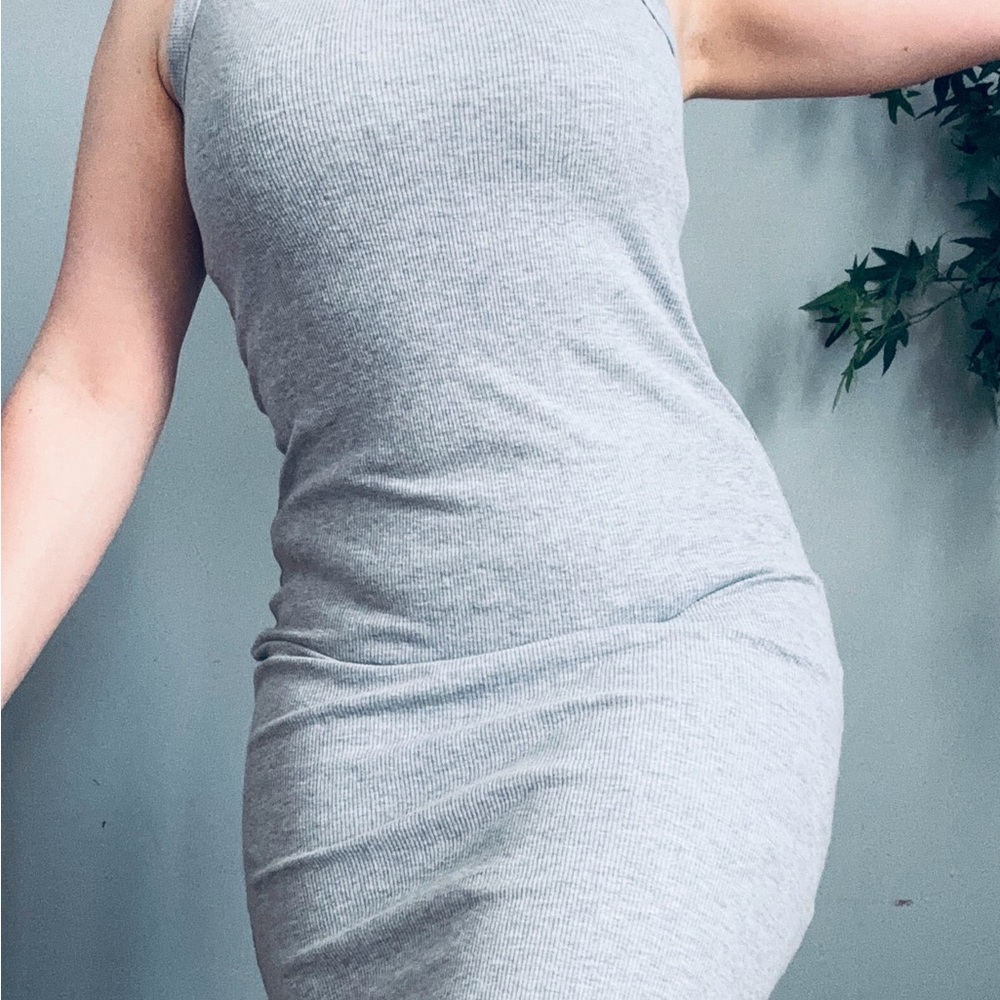 Rue21 Gray Ribbed Dress